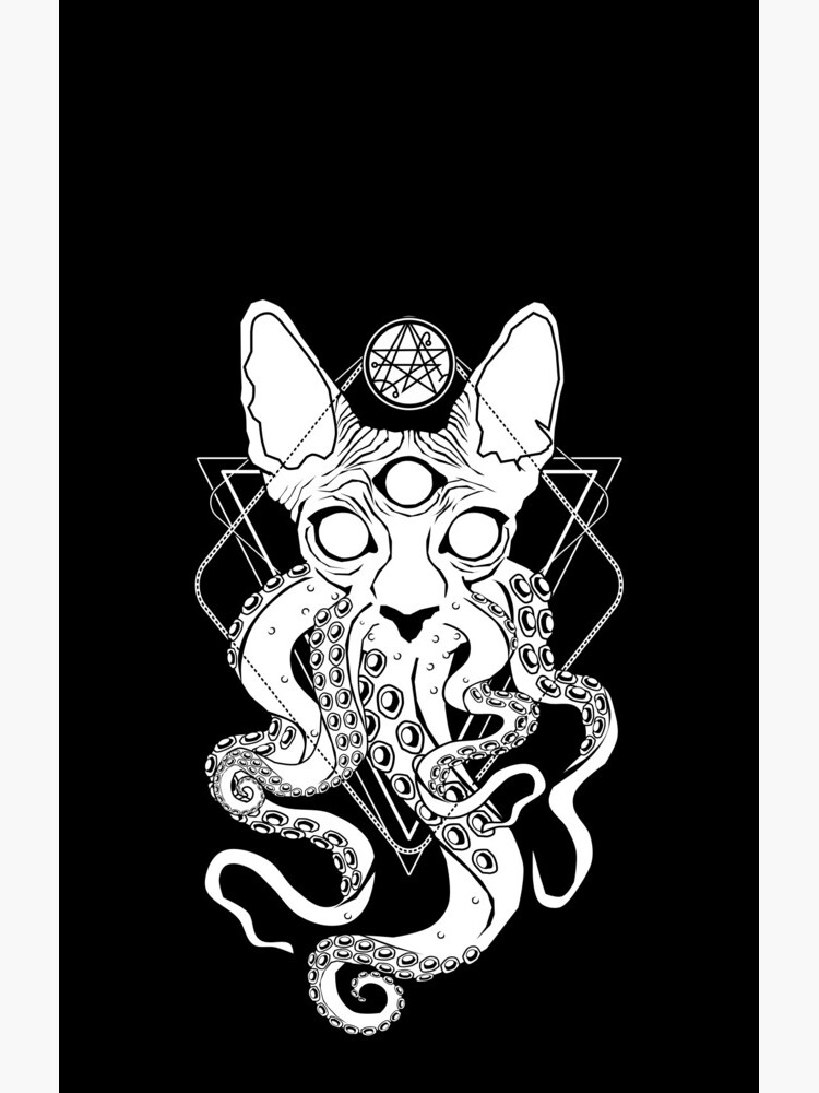 CATHULHU - the cosmic tentacle cat by VonKowen