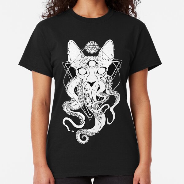 CATHULHU - the cosmic tentacle cat Classic T-Shirt