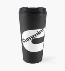 black cummins Travel Mug