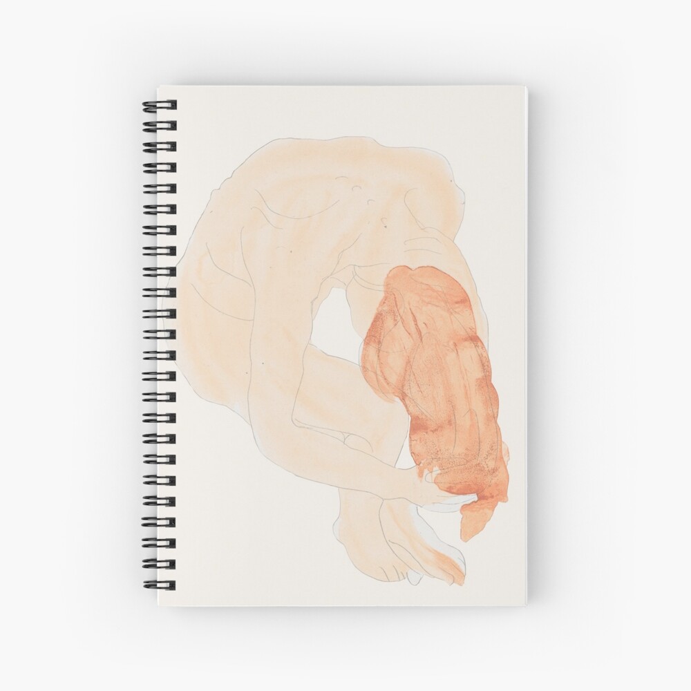The hairwash II - after Rodin Spiral Notebook