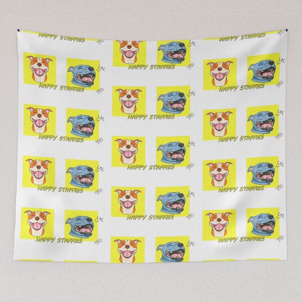 Item preview, Happy Staffies designed and sold by jurious.