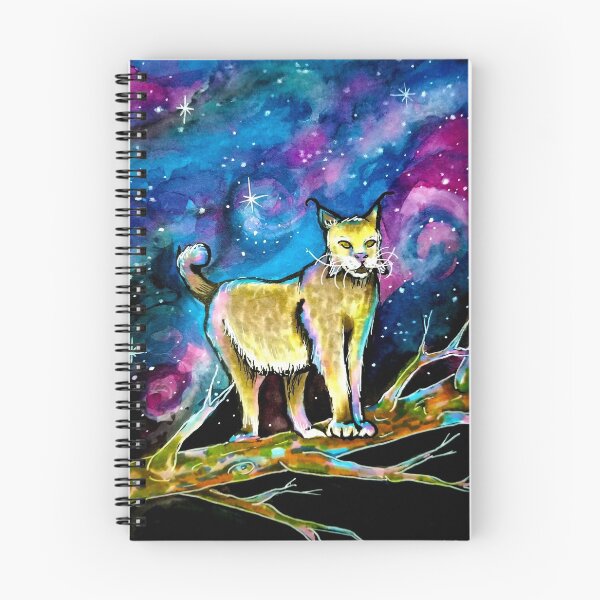 Item preview, Inktober Galaxy Lynx designed and sold by NiamhWitch.