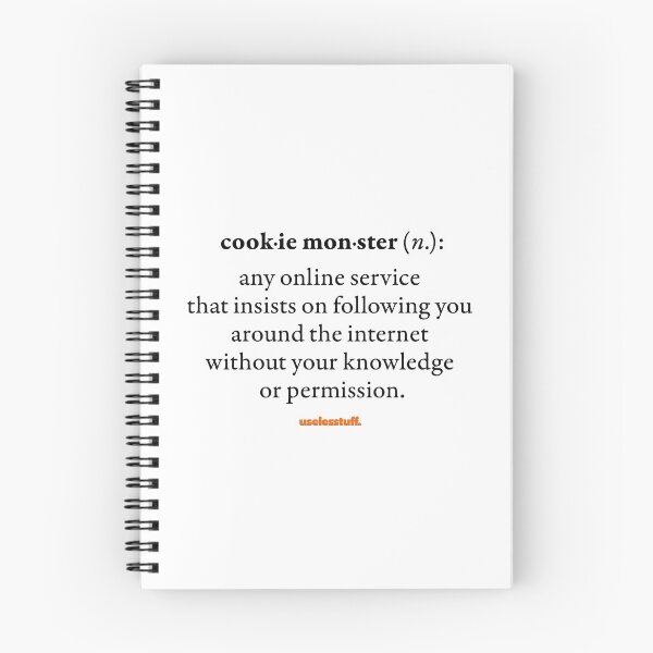 Item preview, 16691-01-BLT – Uselesstuff® Dictionary – Cookie Monster – Follower (Black) designed and sold by Uselesstuff.