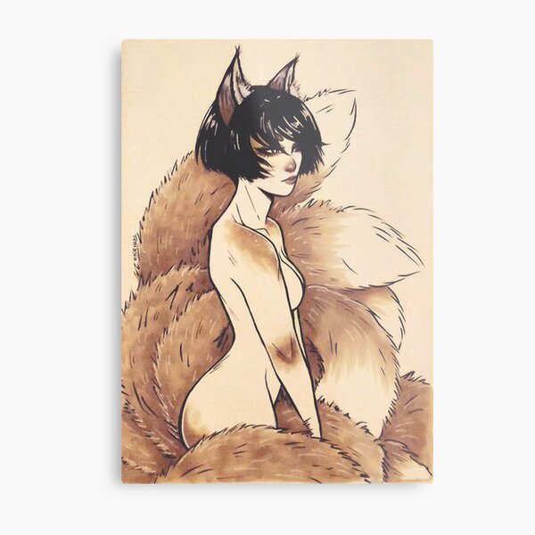 Kitsune Metal Print