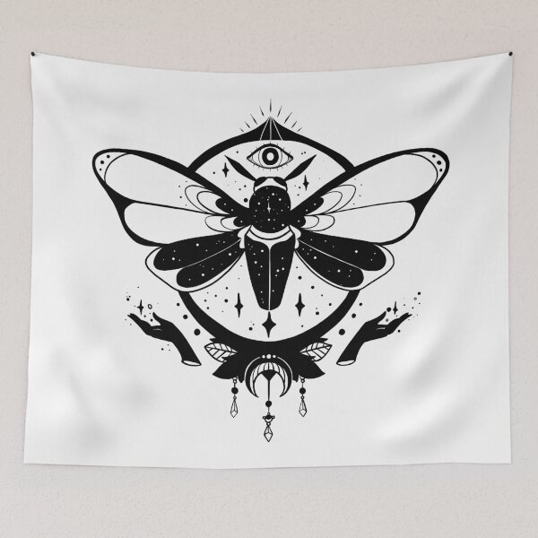 Item preview, Witch Moth And Magical Moon designed and sold by cellsdividing.