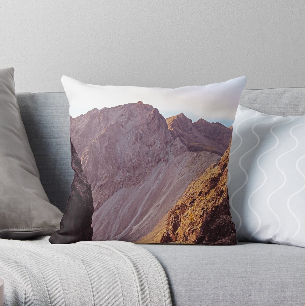 From The Great Stone Chute Throw Pillow
