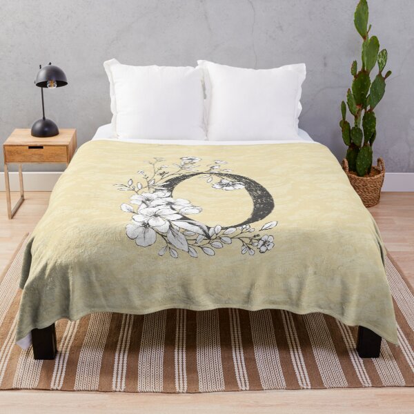 Item preview, Flowered Initials - Lemon - O designed and sold by Anguru.