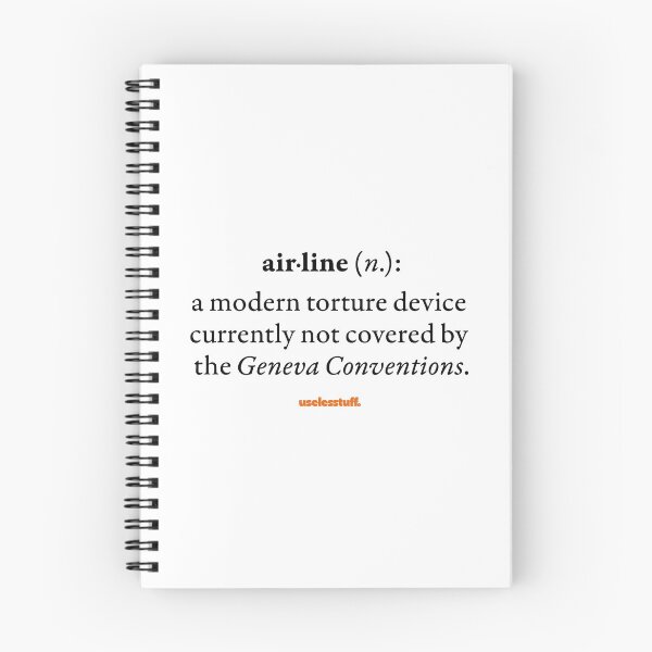 Item preview, 16692-01-BLT – Uselesstuff® Dictionary – Airline – Device (Black) designed and sold by Uselesstuff.