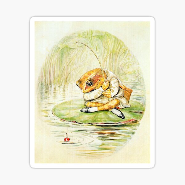 Jeremy Fisher - Beatrix Potter Sticker
