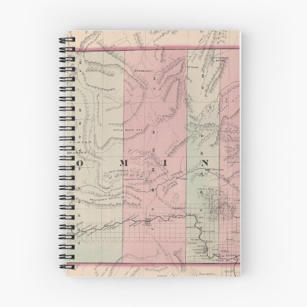 Artikelvorschau, Alte Karte von Wyoming (1878) entworfen und verkauft von BravuraMedia.