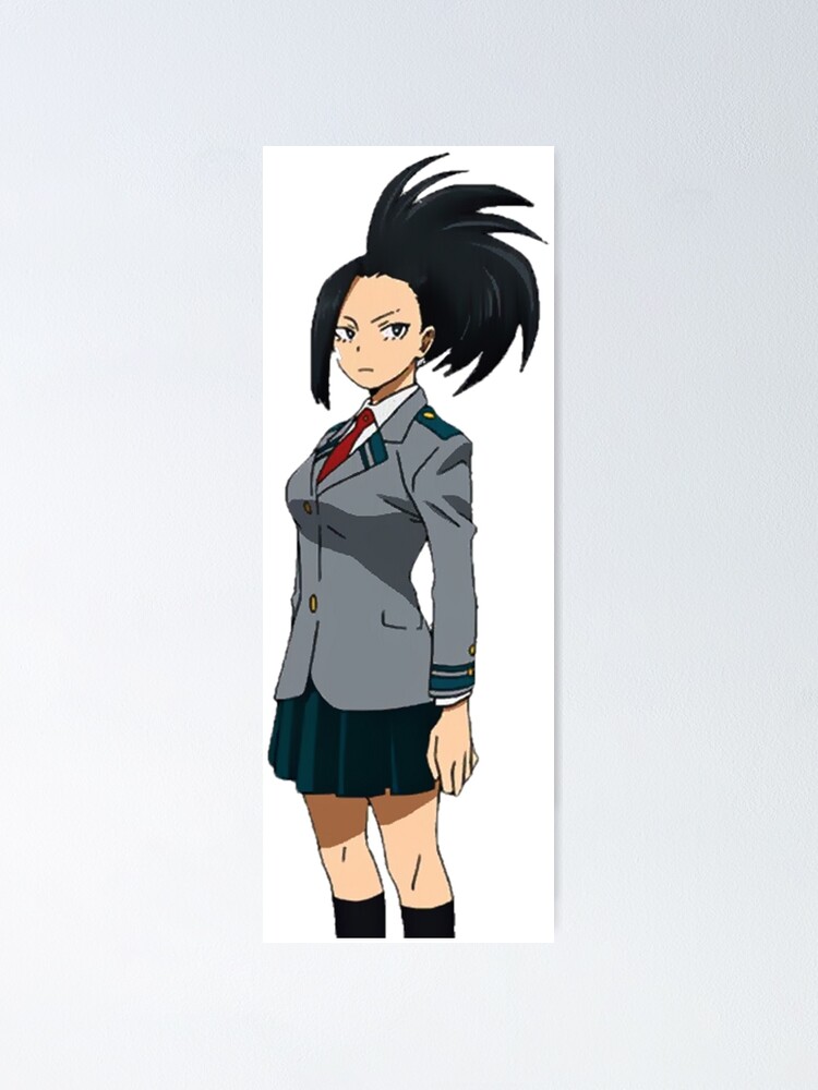 Momo Yaoyorozu Boku No Hero Poster By Princess002 Redbubble