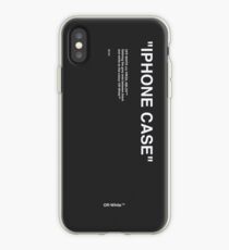 Vinilo o funda para iPhone Off White Black V2