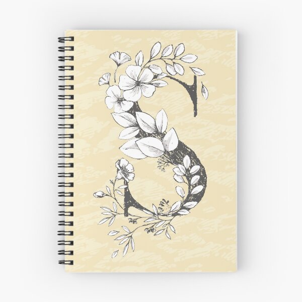 Item preview, Flowered Initials - Lemon - S designed and sold by Anguru.