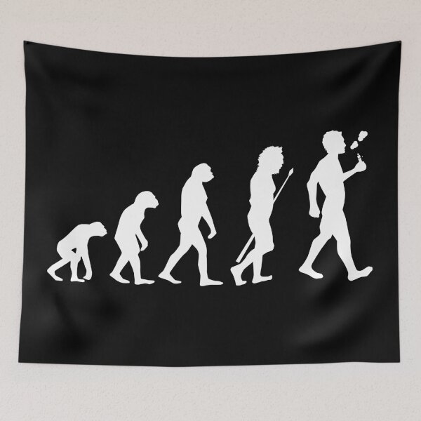 Item preview, Vape Design Human Evolution Blanco designed and sold by 7ate9Dogs.