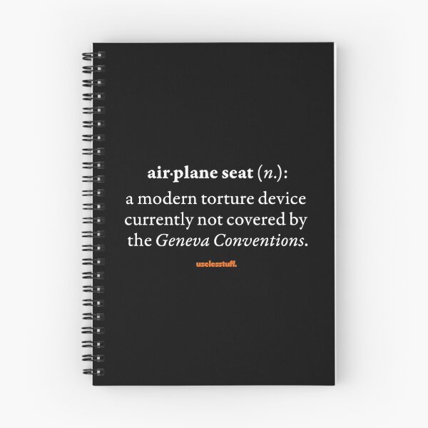 Item preview, 16693-01-BDK – Uselesstuff® Dictionary – Airplane Seat – Device (White) designed and sold by Uselesstuff.