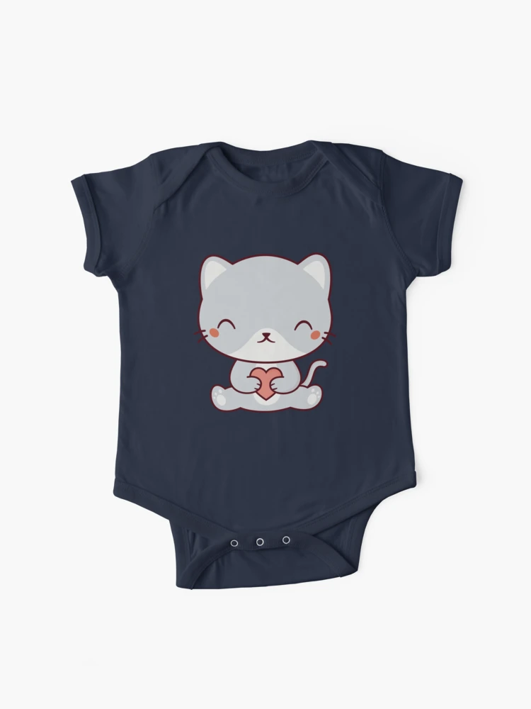 Kawaii Cute Kitten Cat | Baby One-Piece