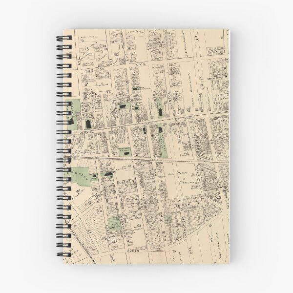 Item preview, Vintage Map of Jamaica Queens (1873) designed and sold by BravuraMedia.