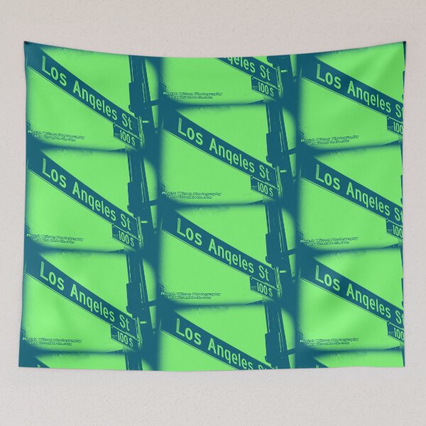 Item preview, Los Angeles Street, Los Angeles, California by Mistah Wilson designed and sold by The Street Sign Store.