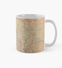 Vintage Map of The Puget Sound (1891) Mug