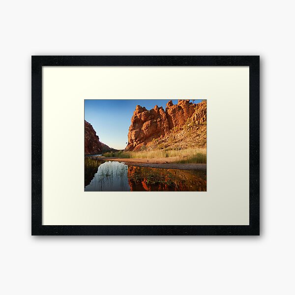 Glen Helen Gorge, Alice Springs Framed Art Print