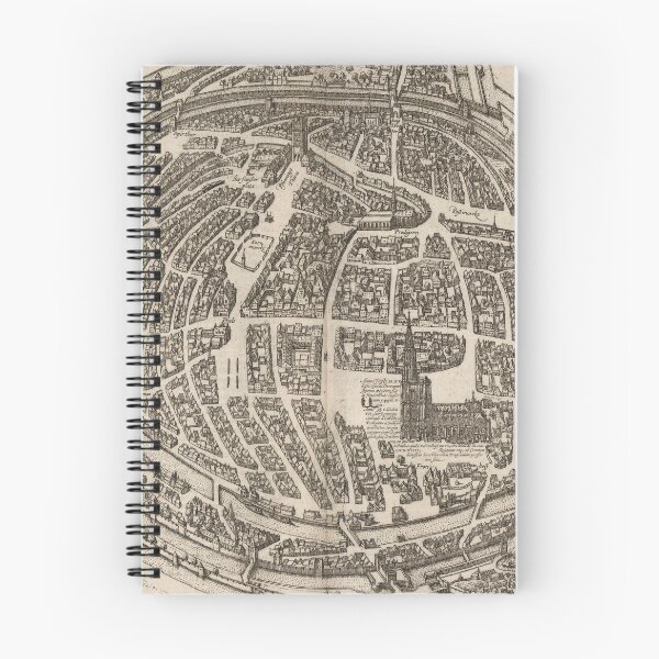 Item preview, Vintage Map of Strasbourg France (1575) designed and sold by BravuraMedia.