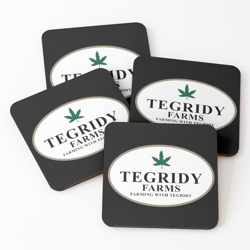 Tegridy Farms Coasters (Set of 4)