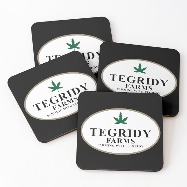 Tegridy Farms Coasters (Set of 4)