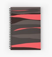 Camo style legging with gray, pink and black colors Spiral Notebook