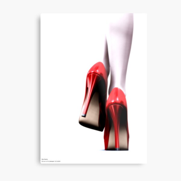 ..A study in red.. Metal Print