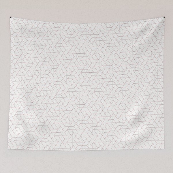 Item preview, Rose Flower Lines Geometric Pattern designed and sold by Tobe Fonseca®.
