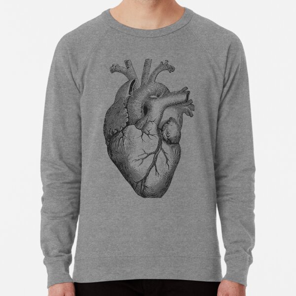 DTMN7 Anatomical Heart Science Geek Nerd Biology Fashion Printed O-Neck Sweatshirt For Teen Girl Spring Autumn Winter