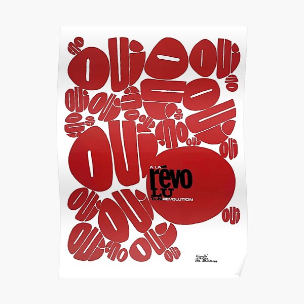 Yes to the Revolution Poster May 68 Poster