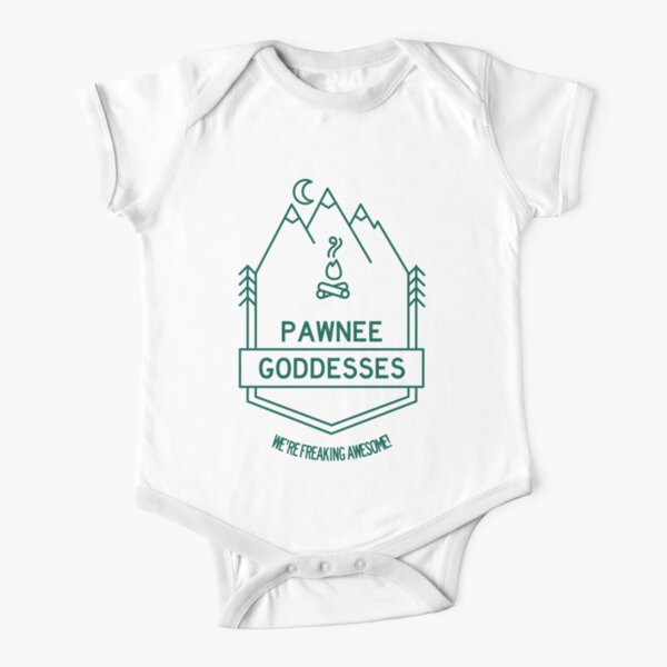 Pawnee Goddesses - We're Freaking Awesome! Short Sleeve Baby One-Piece
