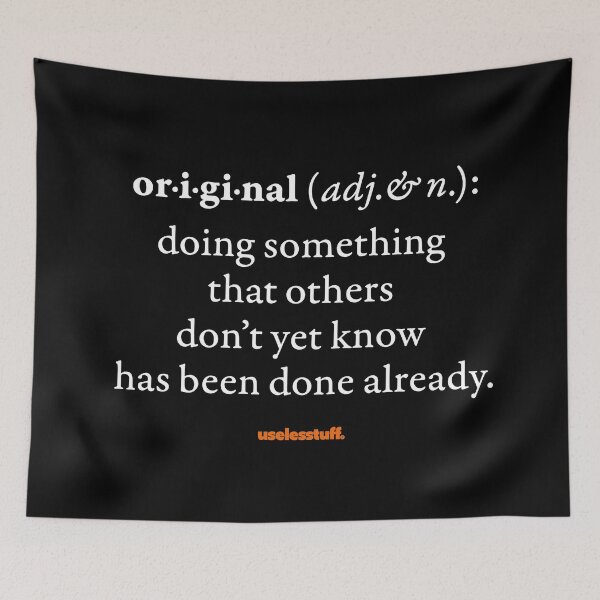 Item preview, 16694-01-BDK – Uselesstuff® Dictionary – Original – Already Done (White) designed and sold by Uselesstuff.