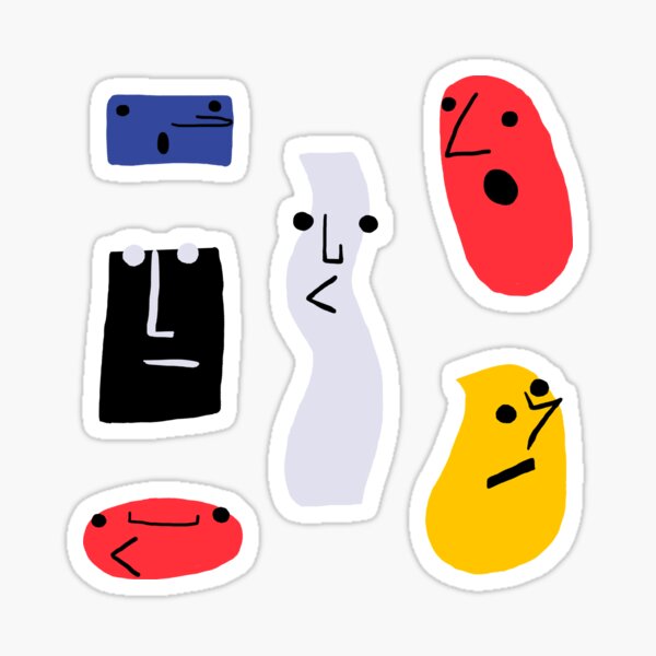 Stupid Shapes Sticker