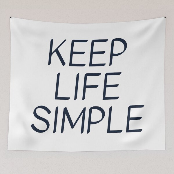 Item preview, KEEP LIFE SIMPLE  designed and sold by Inspirationmotivation.