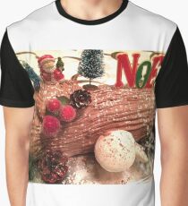 Buche de Noel - Yule Log Graphic T-Shirt