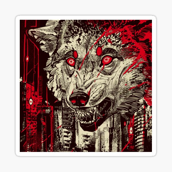 Urban Wolf Sticker
