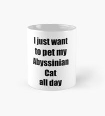 Abyssinian Cat Lover Mom Dad Funny Gift Mug
