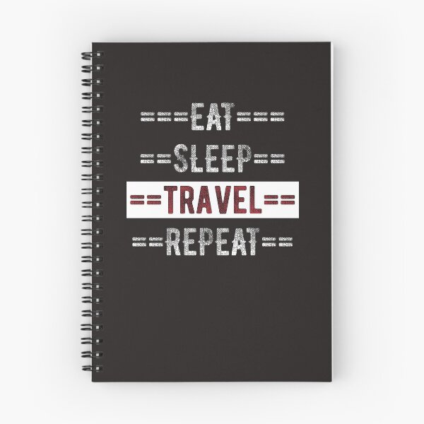 Item preview, Gift for Traveling Eat Sleep Travel Repeat  designed and sold by TrndSttr.