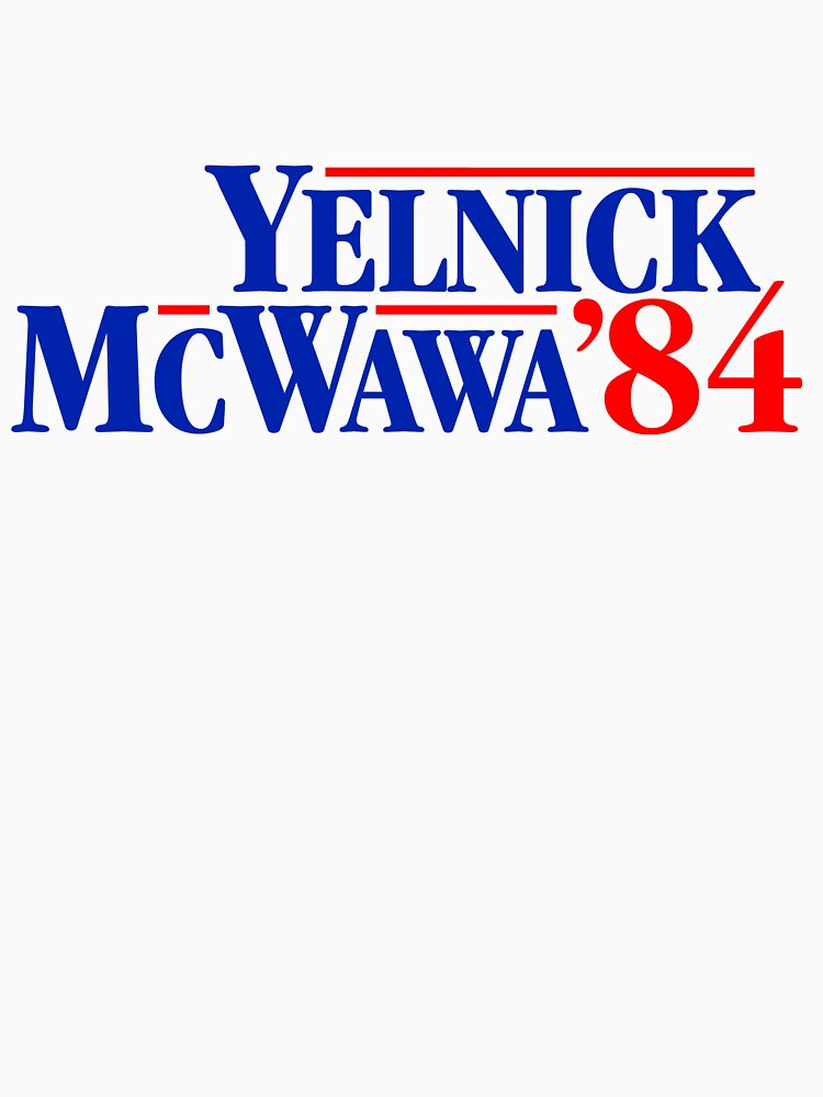 Aperçu 7 sur 7. T-shirt classique avec l'œuvre Yelnick McWawa Campagne 1984 créée et vendue par drukepple.