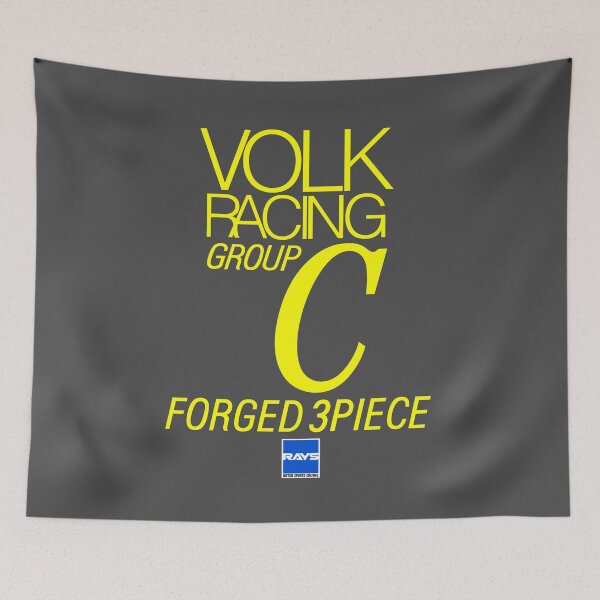 Item preview, Rays Volk Racing Group C 90s advert yellow designed and sold by lowoctane.