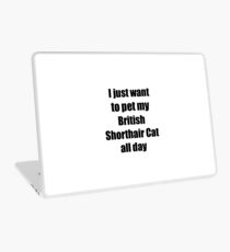 Vinilo para portátil British Shorthair Cat Lover Mom Dad Funny Gift