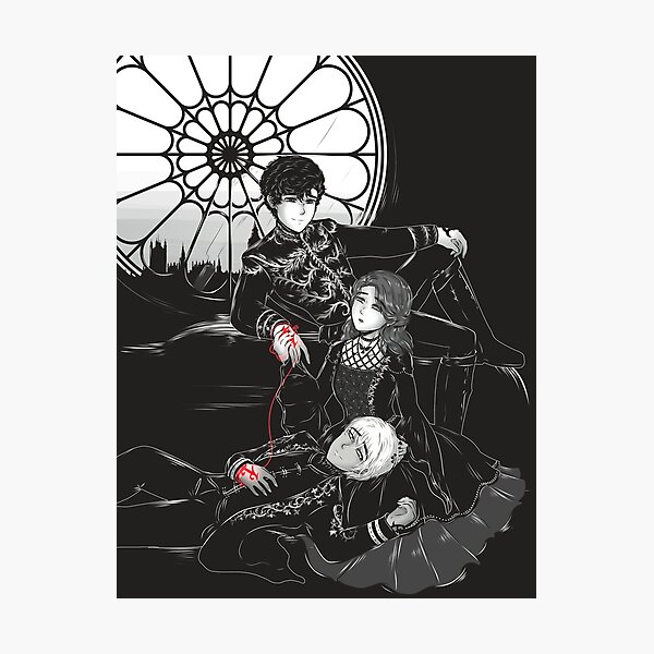 Inktober: Herongraystairs Fotodruck