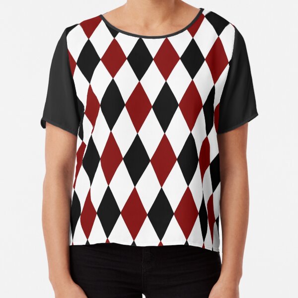 diamond pattern t shirt