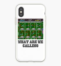Tecmo Super Bowl Playcalling iPhone Case