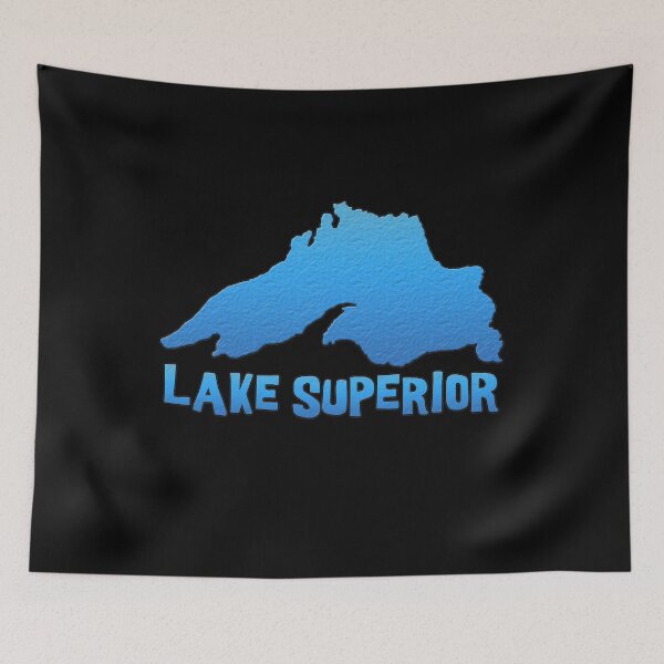 Item preview, Great Lakes Lake Superior Outline designed and sold by gorff.