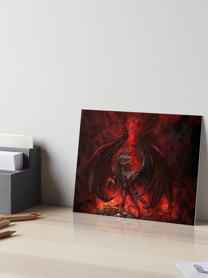 Fantasy Tapestry, Demon Vertical Art Print, DnD Decor - Hell Horse