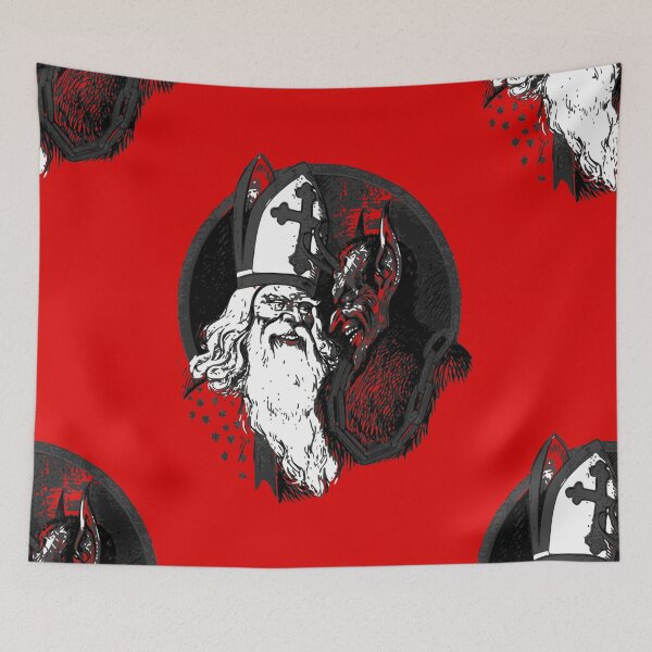 Item preview, st nick krampus  designed and sold by Gossip Rag.