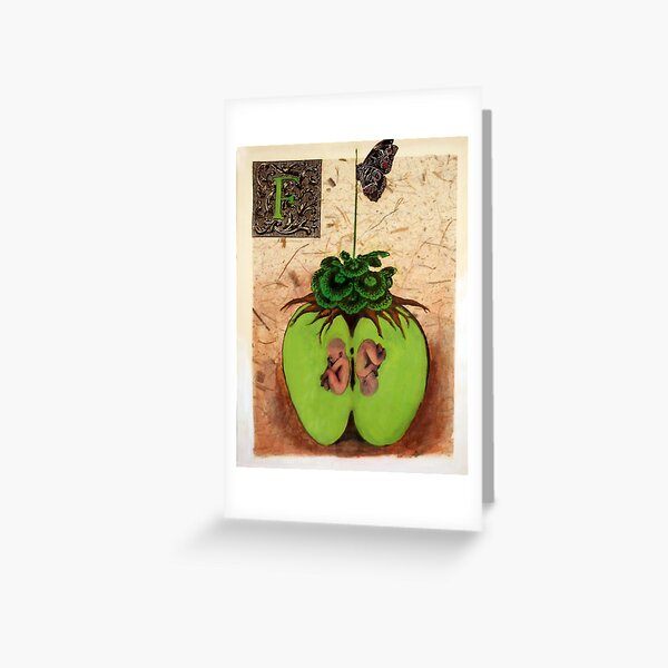 Forbiddon Fruit Greeting Card
